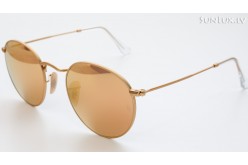 Ray-Ban Round Flash Lenses (RB3447 112/Z2 50mm) saules brilles